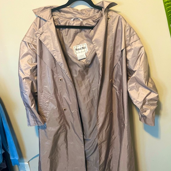 british mist Jackets & Coats Closet Clearout British Mist Rain Coat